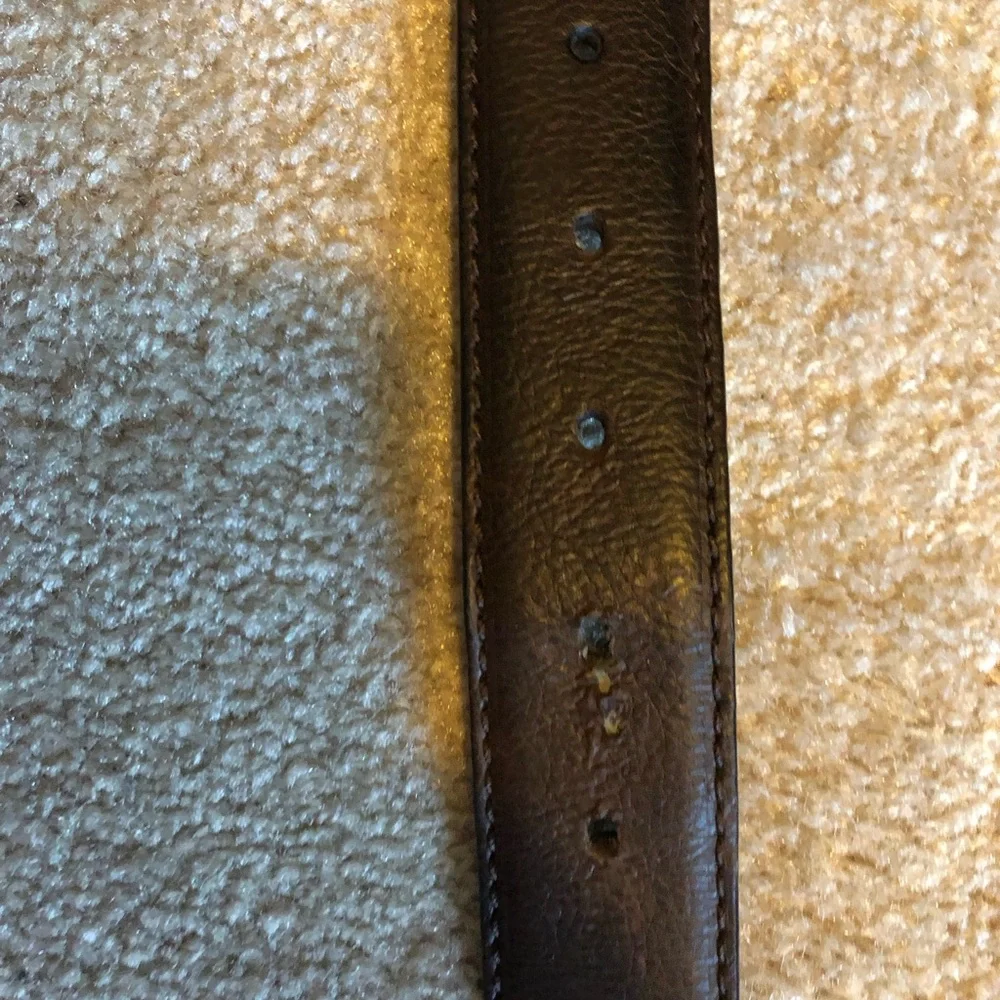 Columbia Reversibe Leather Belt 43 Length - Picture 4 of 7